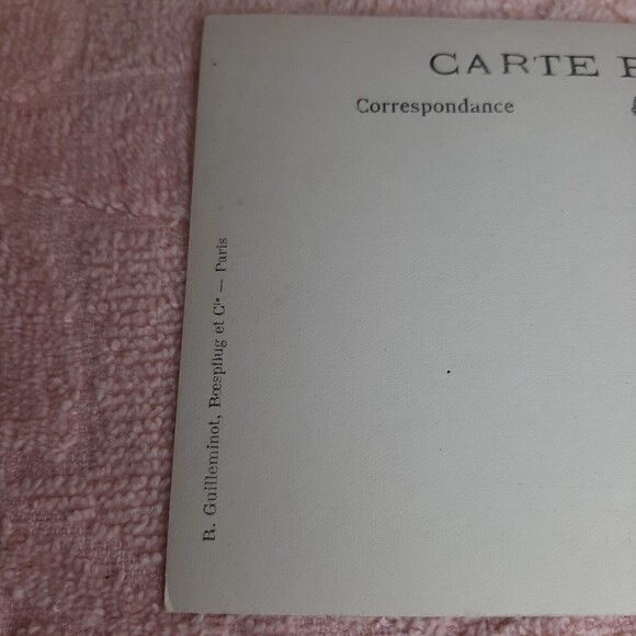 Vtg RPPC Photo Postcard WWI era French Military Soldier Medic Guilleminot Paris - Picture 8 of 10